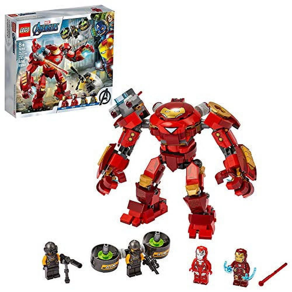 LEGO Marvel Avengers Iron Man Hulkbuster Versus A.I.M. Agent 76164, Interactive Brick-Build Playset with Minifigures (456 Pieces) Q3867