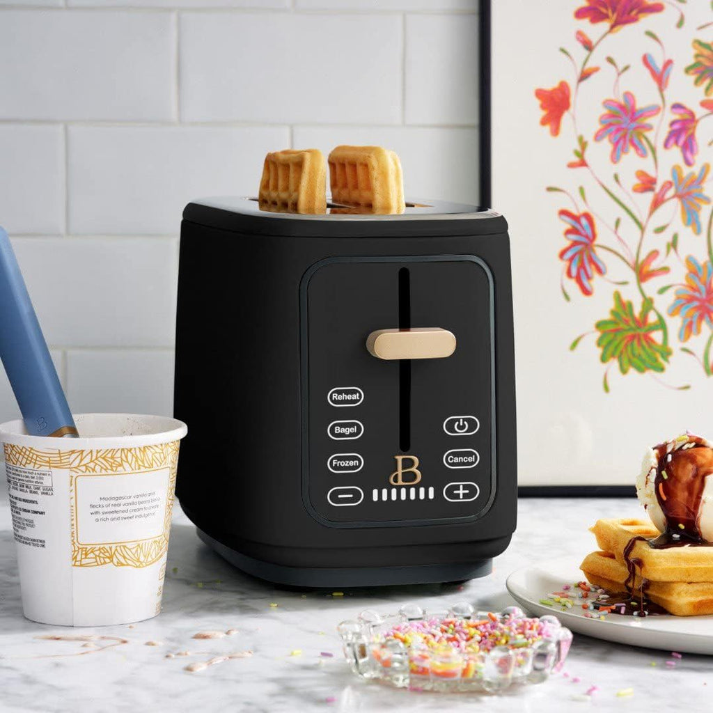 2 Slice Touchscreen Toaster Black Sesame Z541