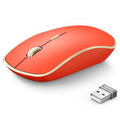 Purple Wireless Ergonomic Mouse with 5 Adjustable DPI Levels K15893