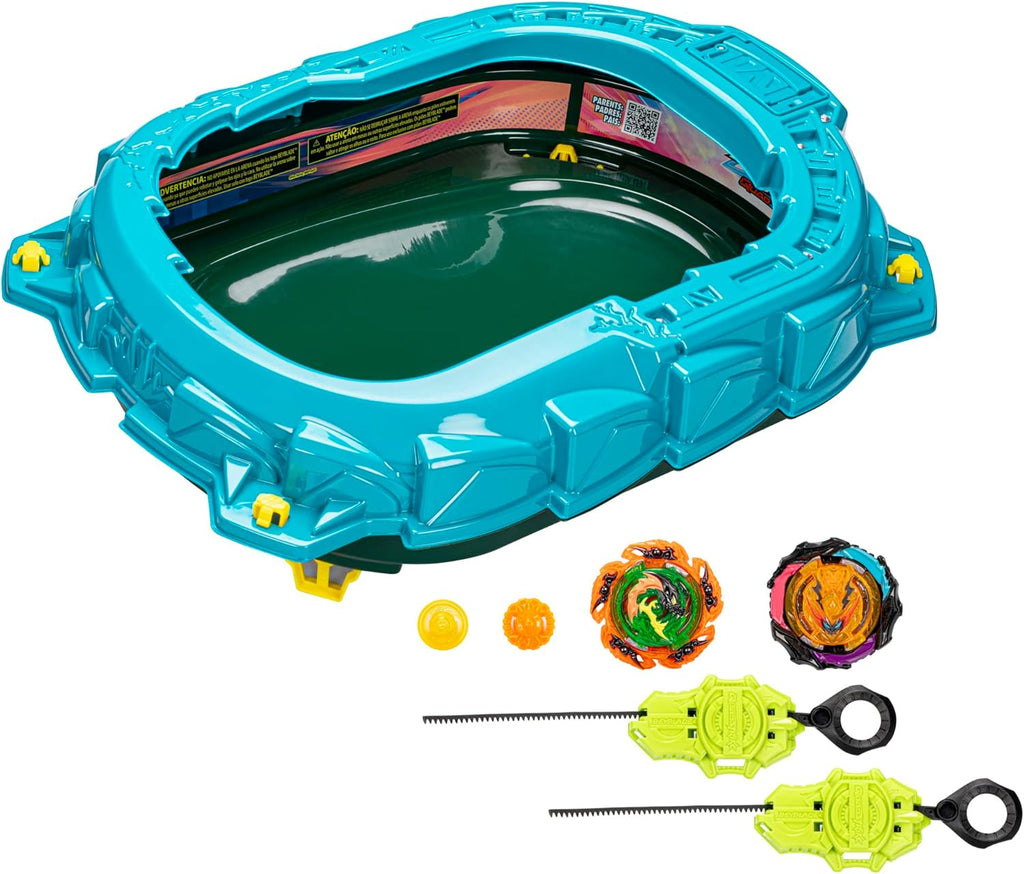 Battle Set Stadium with 2 Spinning Tops and 2 Launchers L872469