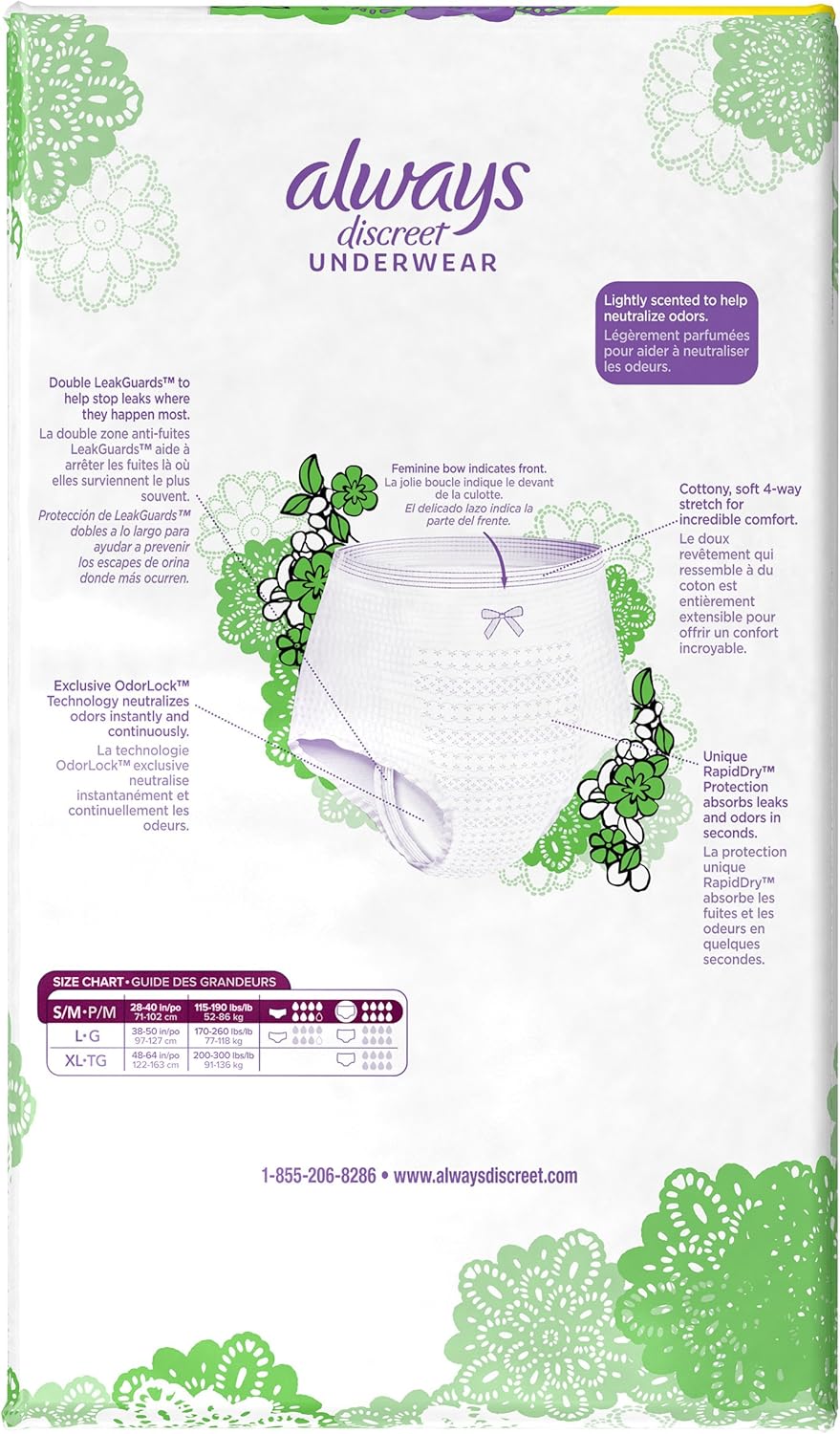 Maximum Absorbency Incontinence Underwear, Small/Medium, 32 Count U161040