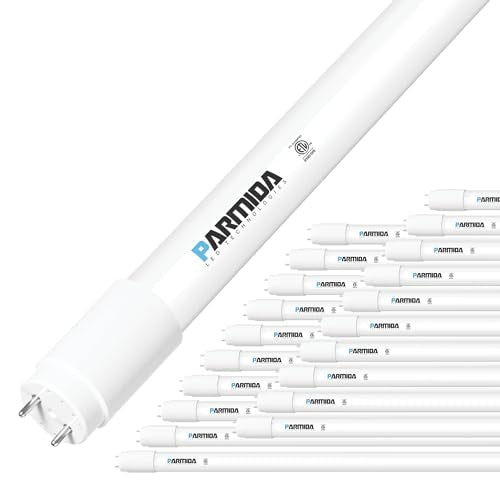 20-Pack 4FT LED T8 Light Tube, 24W, 3000lm, Frosted Cover, 4000K Y270940