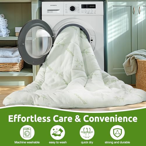 Queen Mattress Topper, Extra Thick 1100 GSM Down Alternative Fill, Cooling Pillow Top Mattress Cover with 8-21" Deep Pocket W581