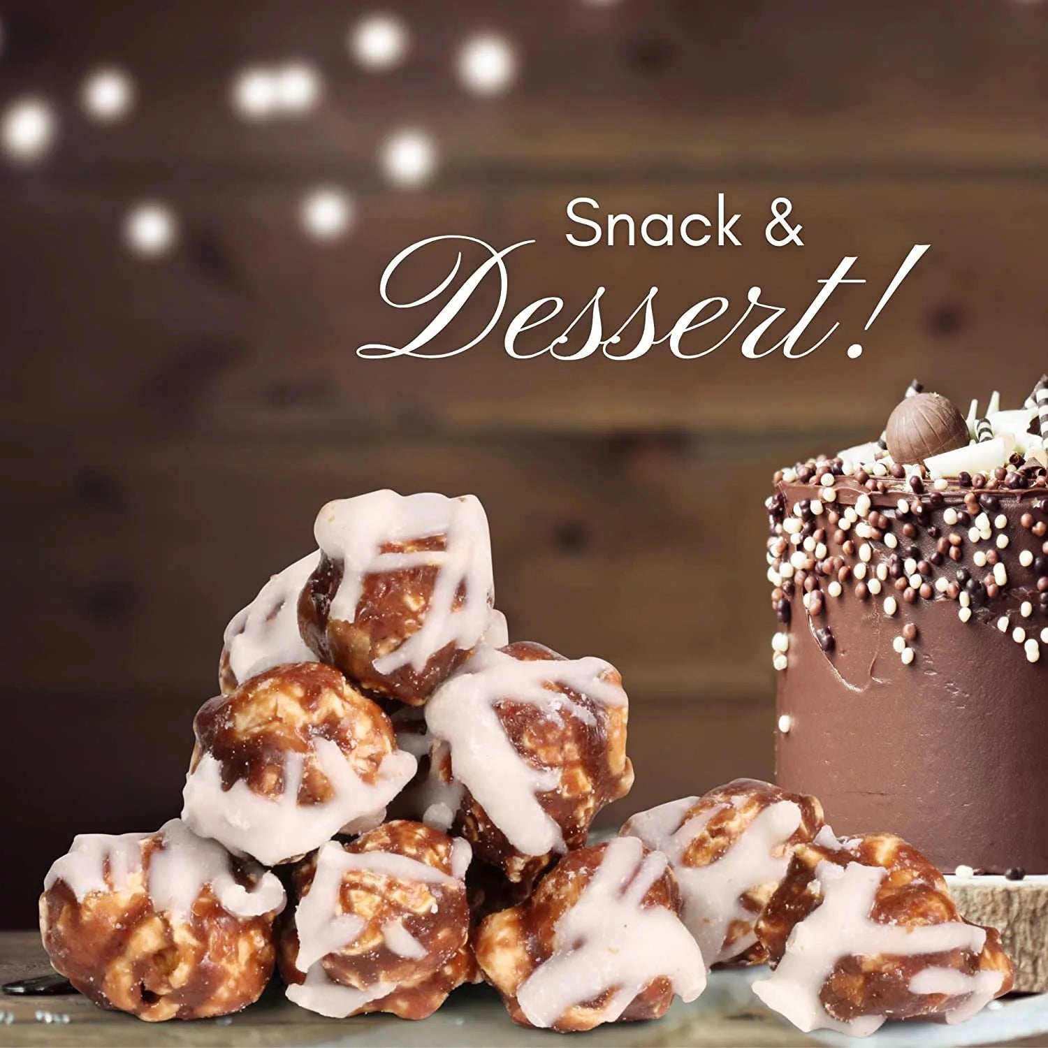 16 Oz Chocolate Swirl Popcorn W254