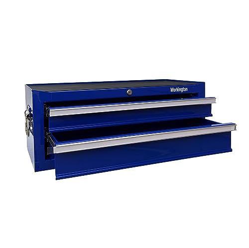 Blue 2 Drawer Metal Tool Chest Z647