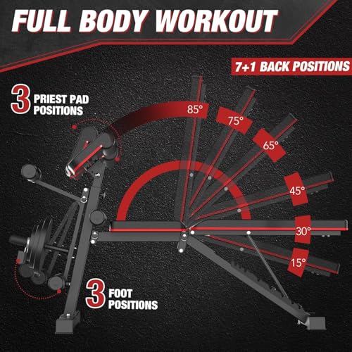 Adjustable Incline Decline Weight Bench C736854