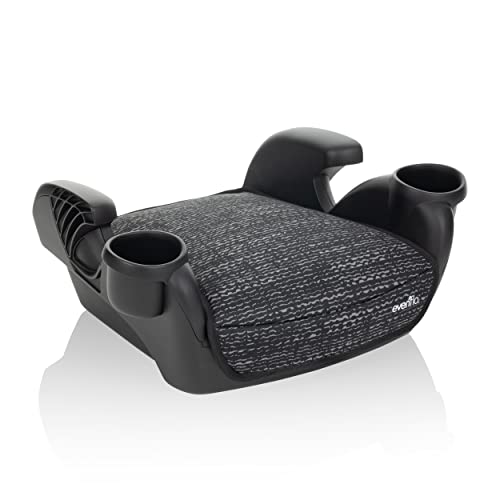 No Back Booster Car Seat (Static Black) (Pack of 2) M52803