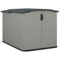 Horizontal Outdoor Storage Shed, 57.5" W x 79.75" D x 52" H U793084