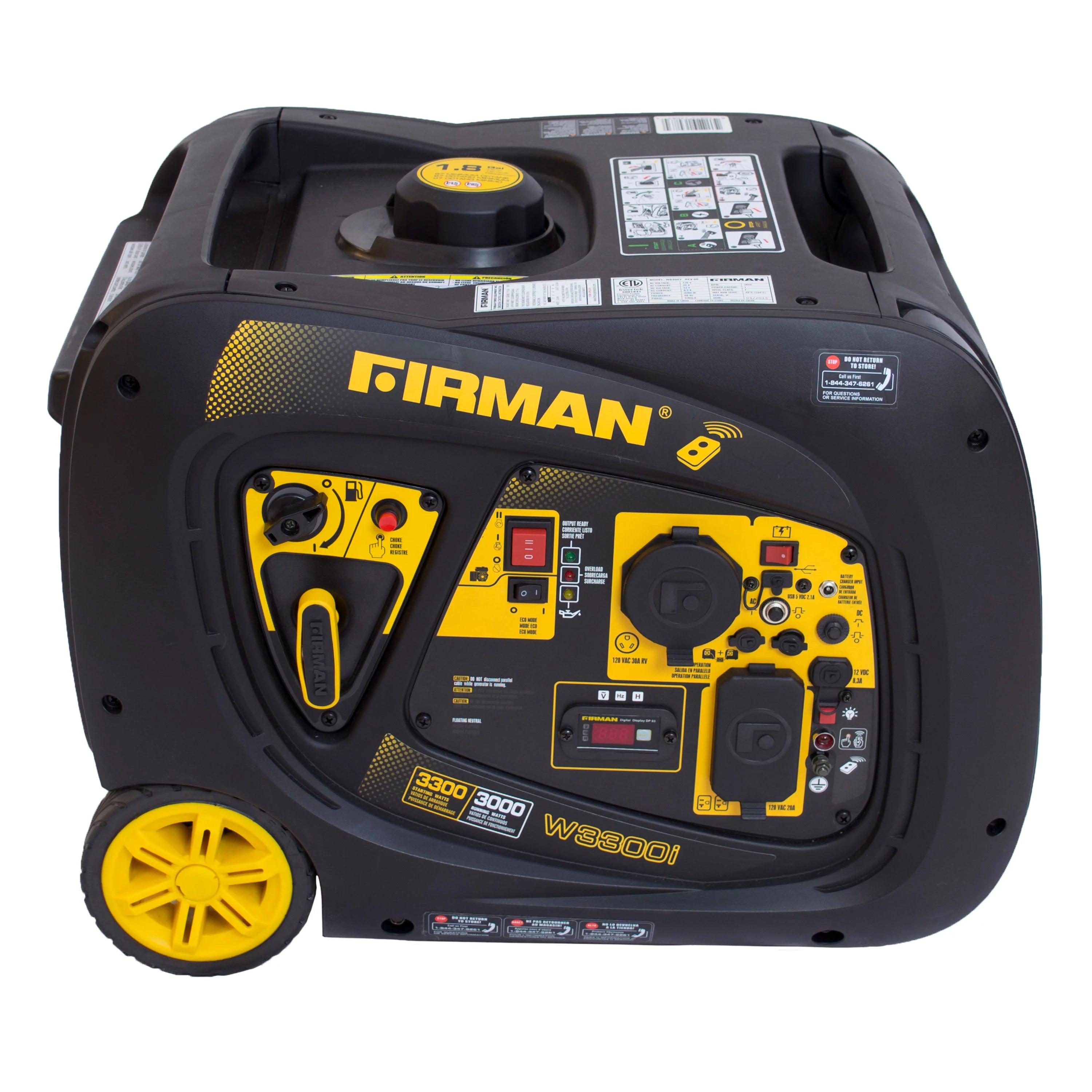 3300/3000 Watt Gas Inverter Generator with USB L2167