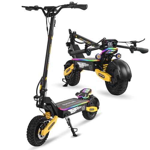 1200W Off Road Electric Scooter with 11" Tires Y777