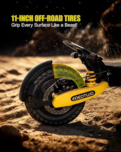 1200W Off Road Electric Scooter with 11" Tires Y777