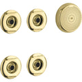 Vibrant Polished Brass Whirlpool Trim Kit with Four Jets D74314