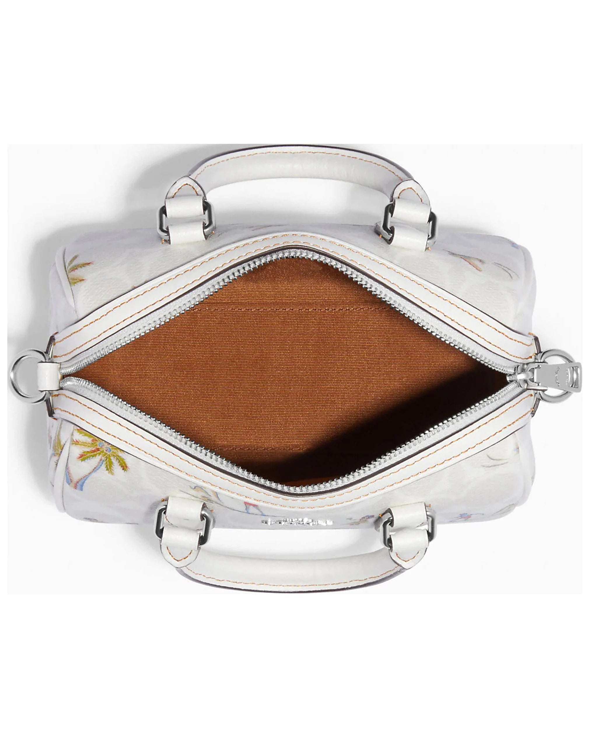 Mini Rowan Crossbody Bag In Signature Canvas With Hula Print A3110