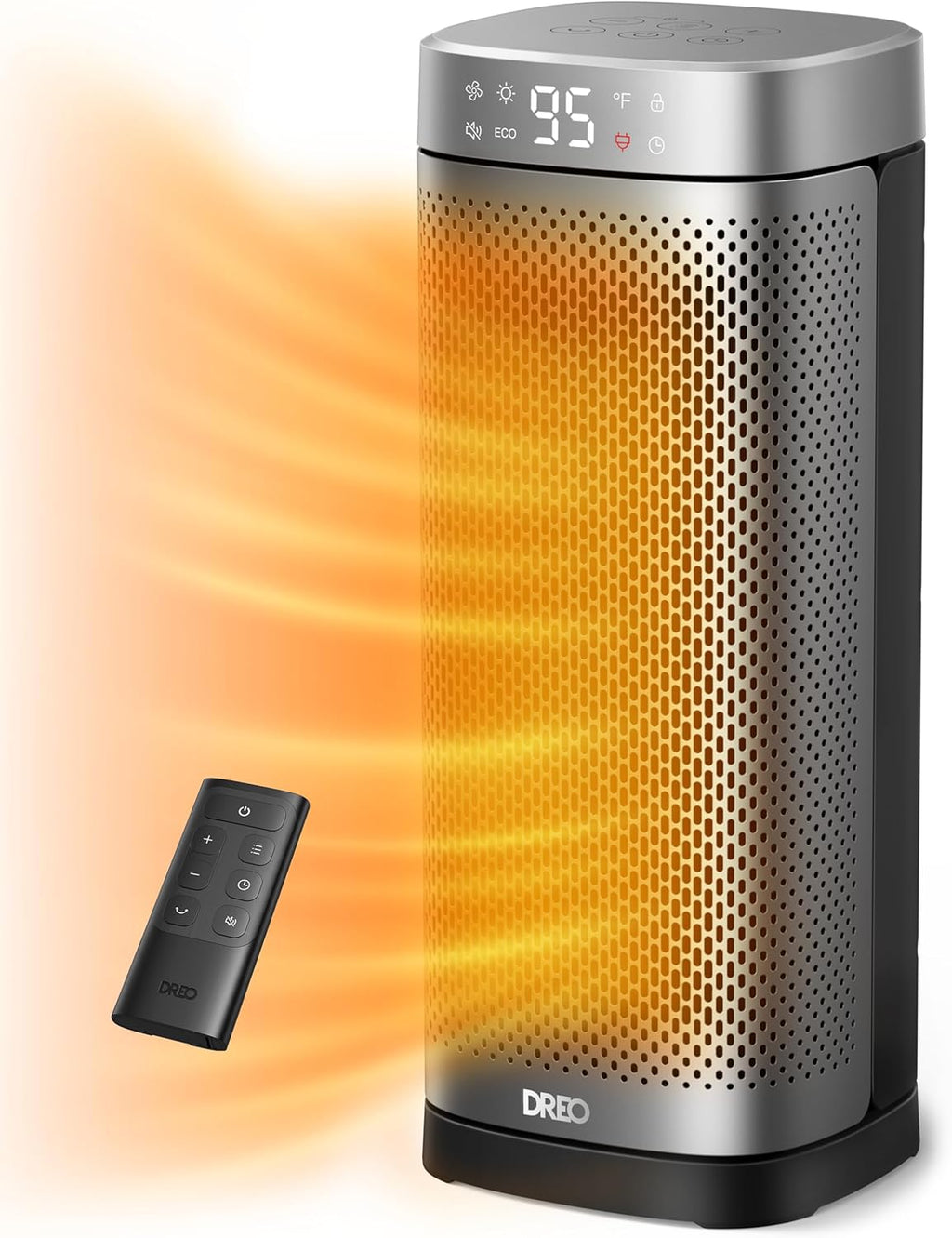 16 Inch Fast Heating Portable Ceramic Heater with Remote S656