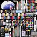36Pcs Acrylic Nail Kit with Drill and UV Light M48464