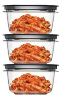 12 Piece Food Storage Set with 6 Containers and 6 Lids N7856