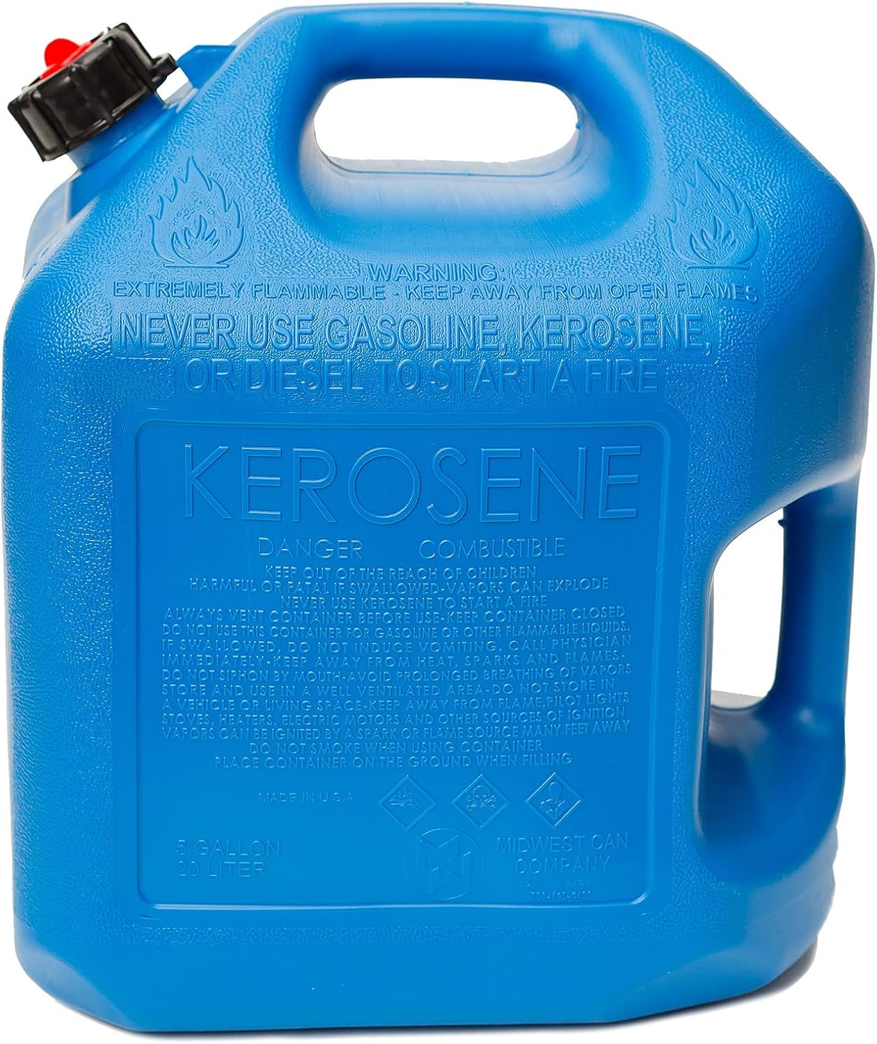 5-Gallon Blue Kerosene Gas Can Container (2 Pack) X365141