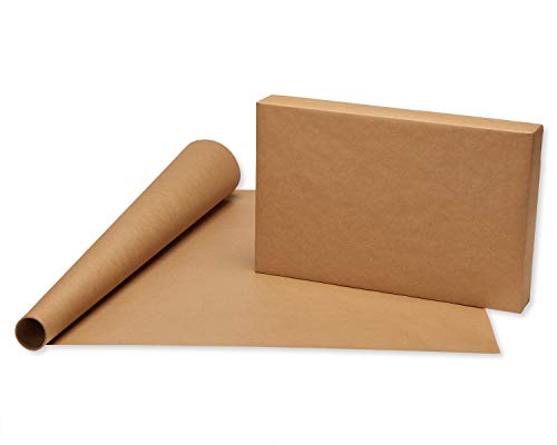 Vintage Kraft Christmas Wrapping Paper Rolls, 4 Rolls, 80 sq. ft. H324421