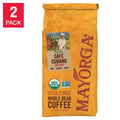 Organic Dark Roast Whole Bean Coffee, 2lbs, 2-pack V97849