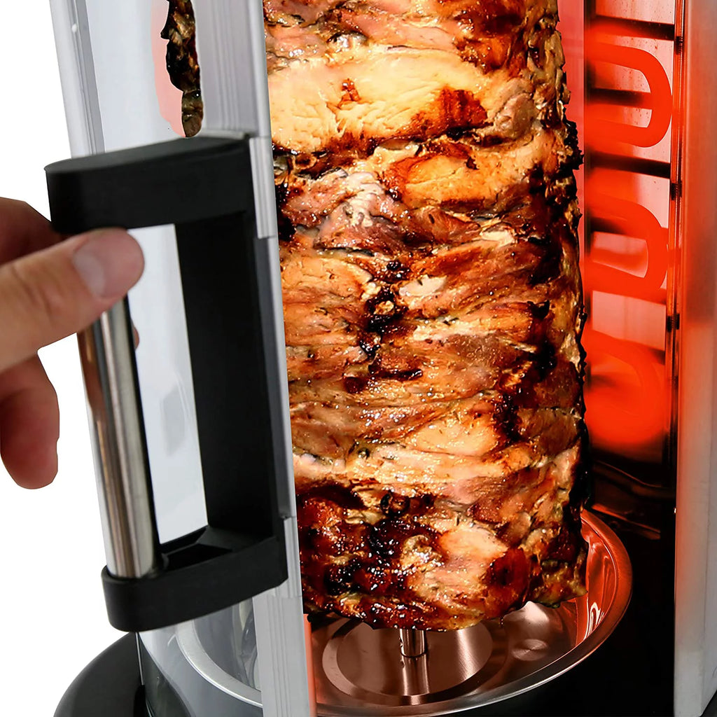 Countertop Vertical Rotating Oven with Heat Resistant Door F807