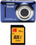 Blue Digital Camera with 16GB Card Bundle N5907