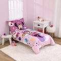 4-Piece Pink Lavender Toddler Bedding V1705