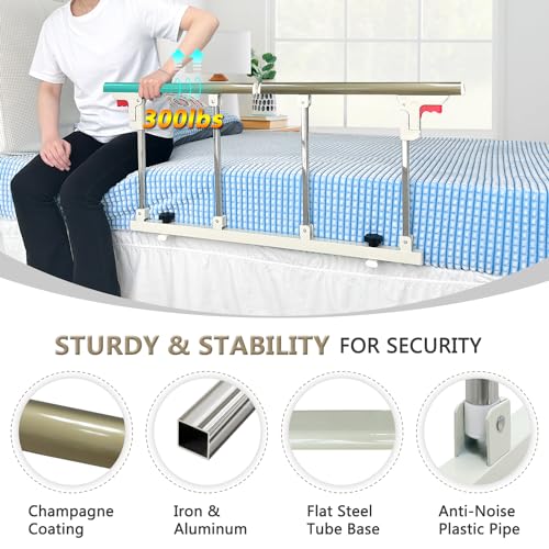 Collapsible Bedside Safety Rail for Bed K13109