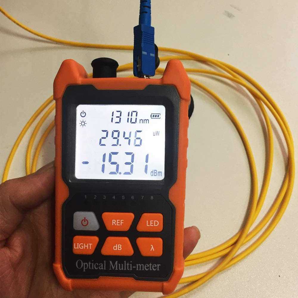 Fiber Optic Cable Tester Optical Fiber Power Meter with Visual Fault Locator B14185