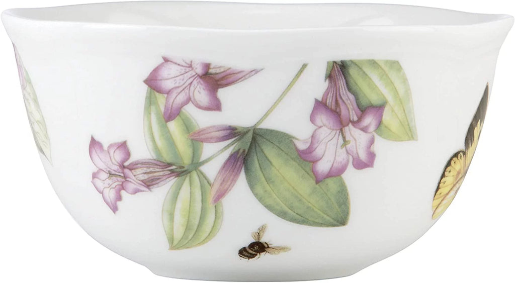 Butterfly Meadow Bloom Dessert Bowl Set B5906