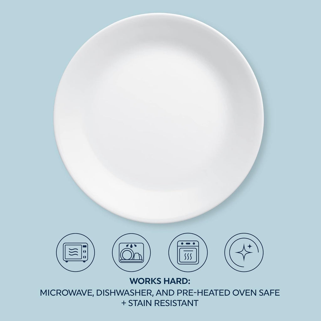 16-Piece White Dinnerware Set, Service for 4 N9419