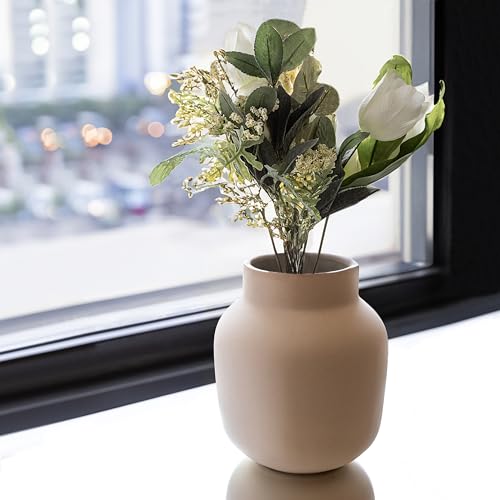 Navy Ceramic Flower Vase T74176