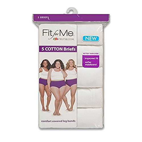 5 Pack Cotton Brief Panties T723