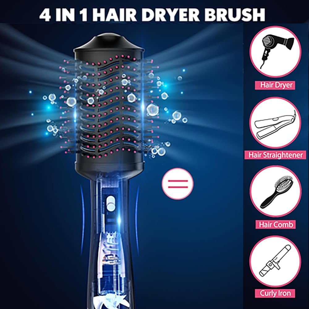 Black 4 in 1 Blow Dryer Brush X235
