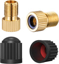 Presta Valve Adapter, Convert Presta to Schrader Adaptor for Bike, Tire Valve Caps(2PCS) L273929