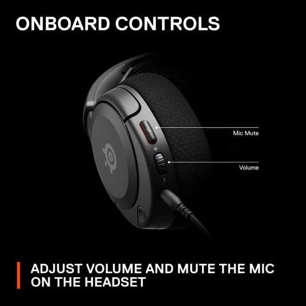 Black Wired Gaming Headset with 3.5mm Jack K58720