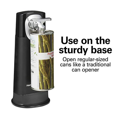 Black 2-in-1 Electric Automatic Can Opener O2674