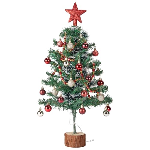 2FT Tabletop Artificial Christmas Tree with Lights B1260