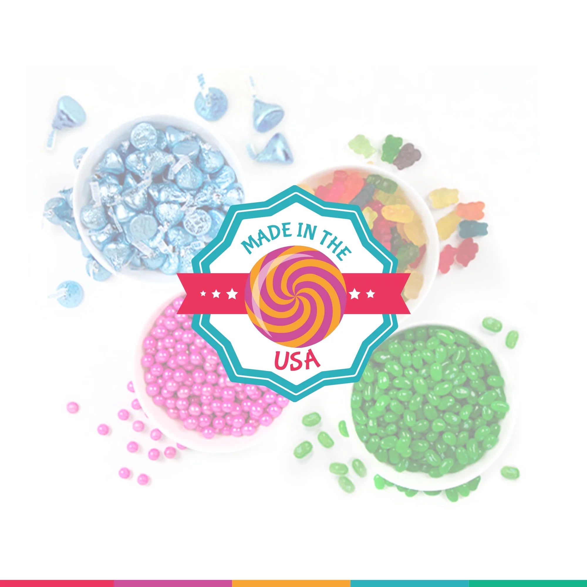100 Pcs Christmas Candy Party Favor Kisses Chocolate (1 lb) D5409