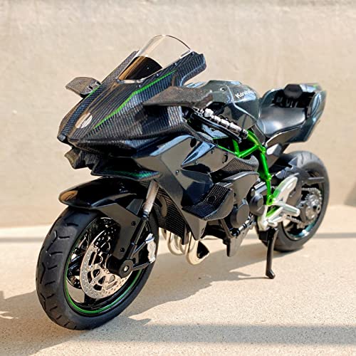Black DieCast Motorcycle Model P9828