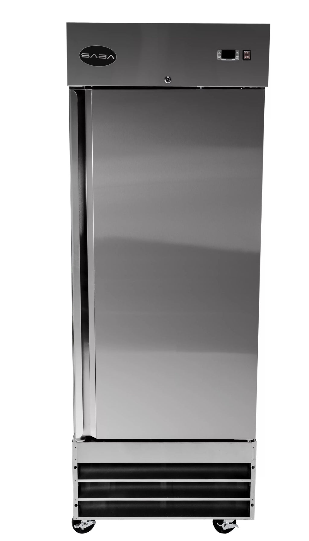 23 cu ft Solid Door Stainless Steel Upright Reach-in Freezer N7648
