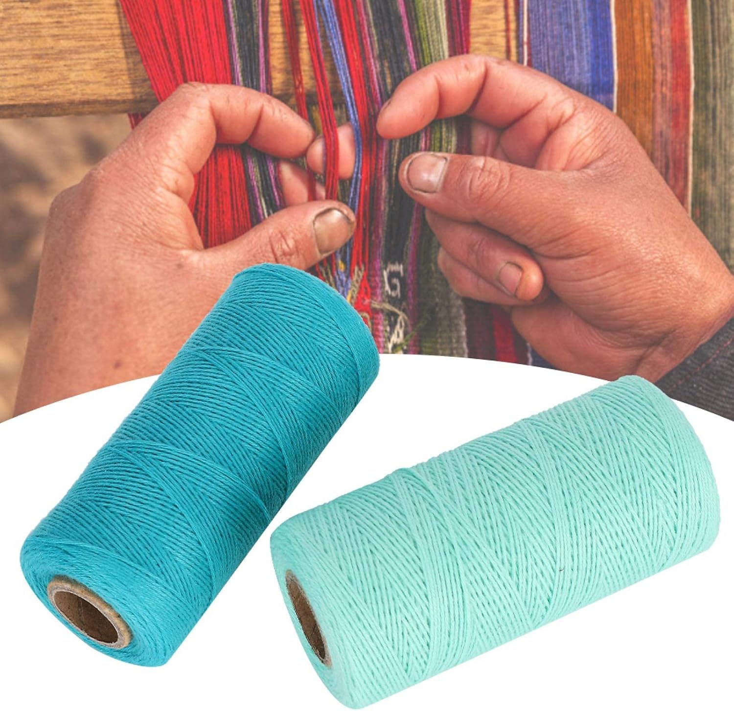2 Rolls 8/4 Cotton Warp Yarn H685