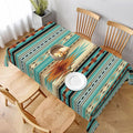 60 X 90 Inches Rectangular Navajo Print Tablecloth J591325