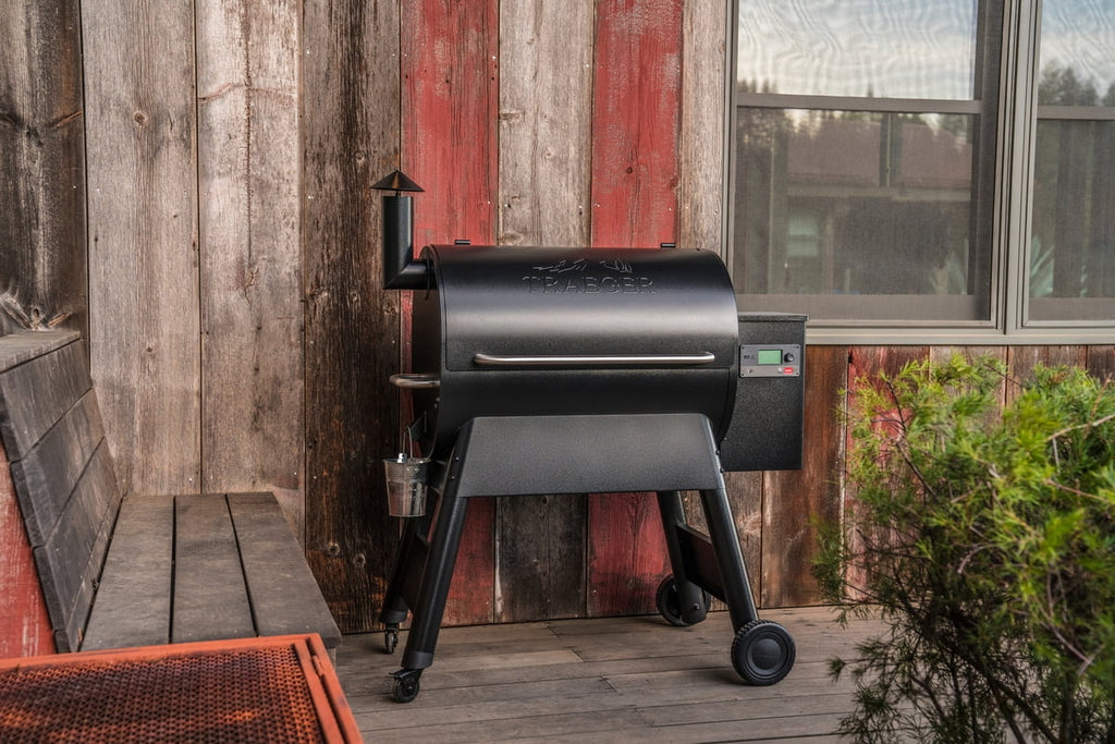 Black Wood Pellet Grill and Smoker V61685
