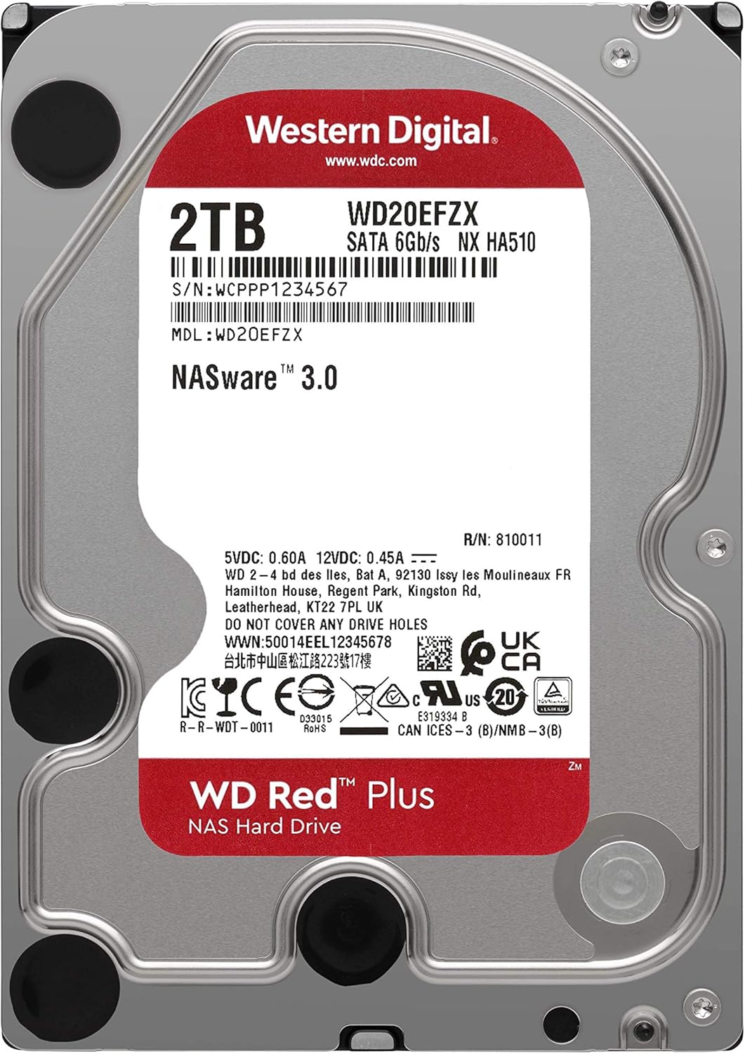 6TB NAS Internal Hard Drive HDD C4609