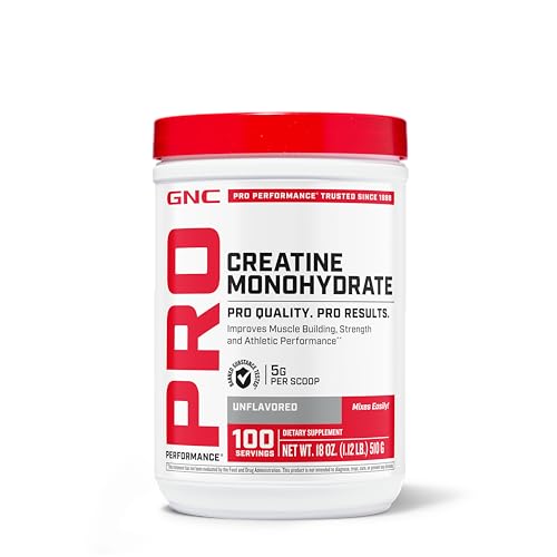 Creatine Monohydrate Powder, 5g Creatine Per Serving, 50 Servings R19083
