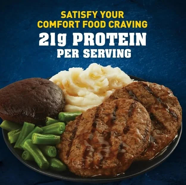 Salisbury Steak Frozen Dinner, 16 oz - Pack of 8 T129567