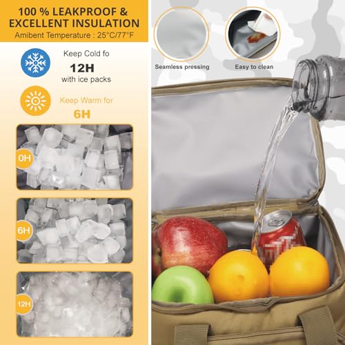 Soft Cooler Backpack Insulated Waterproof Leak Proof N3780