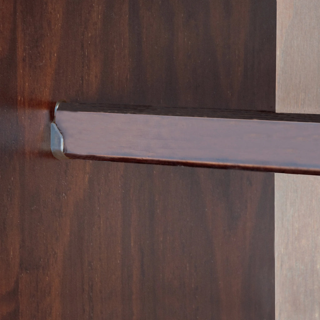 100% Solid Wood Wardrobe Armoire Mocha G69013