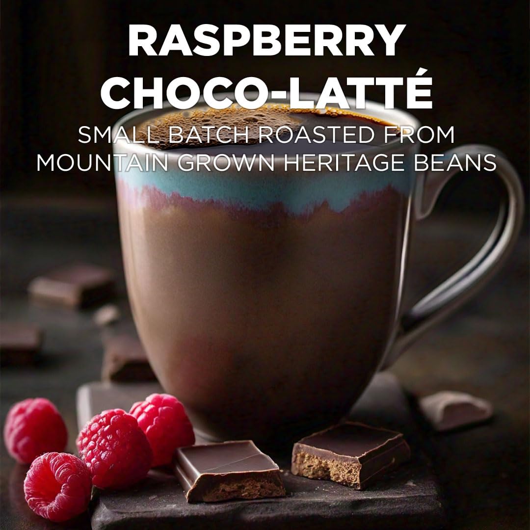 Raspberry Chocolate Flavored Coffee Pods, 24 ct, 100% Arabica Medium Roast Coffee H9768