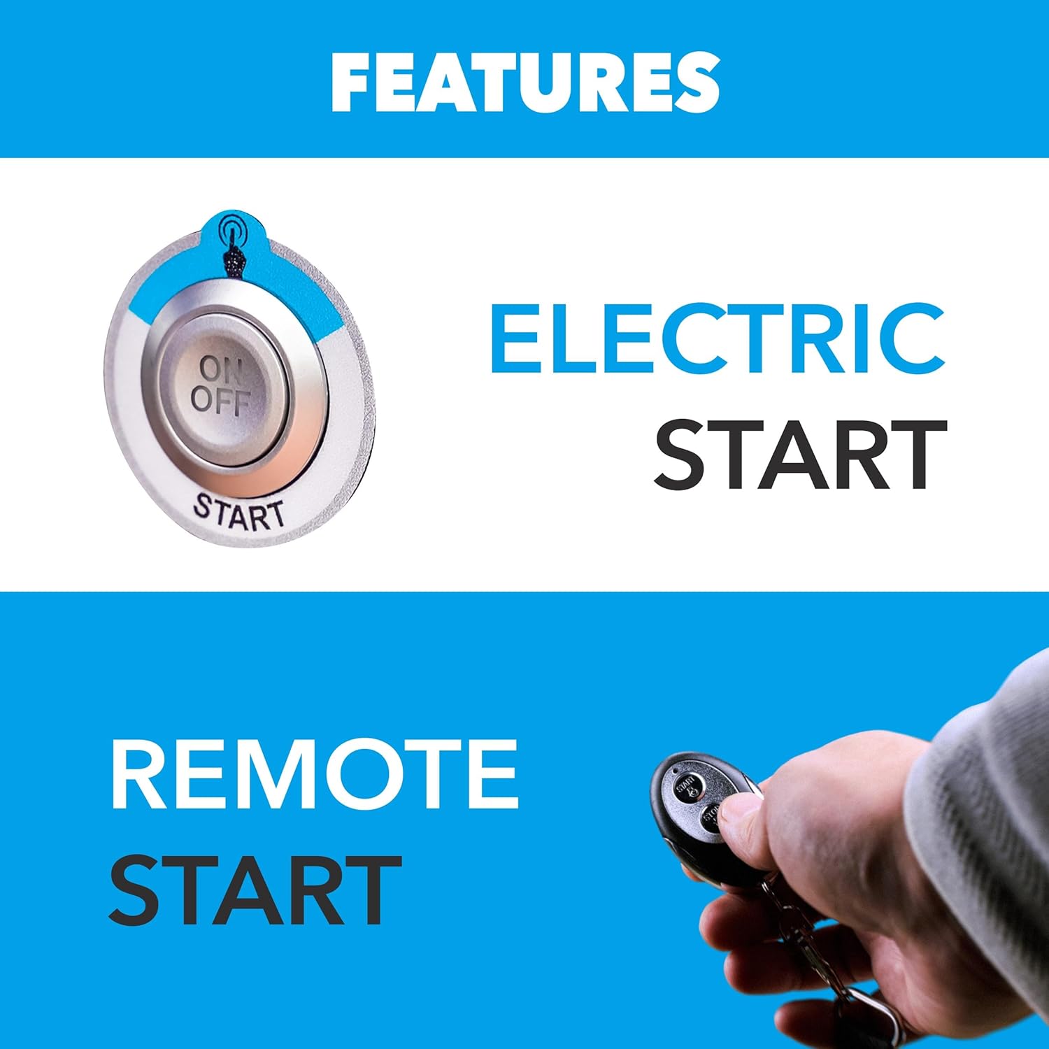 Dual Fuel Portable Inverter Generator with Remote Start M246290